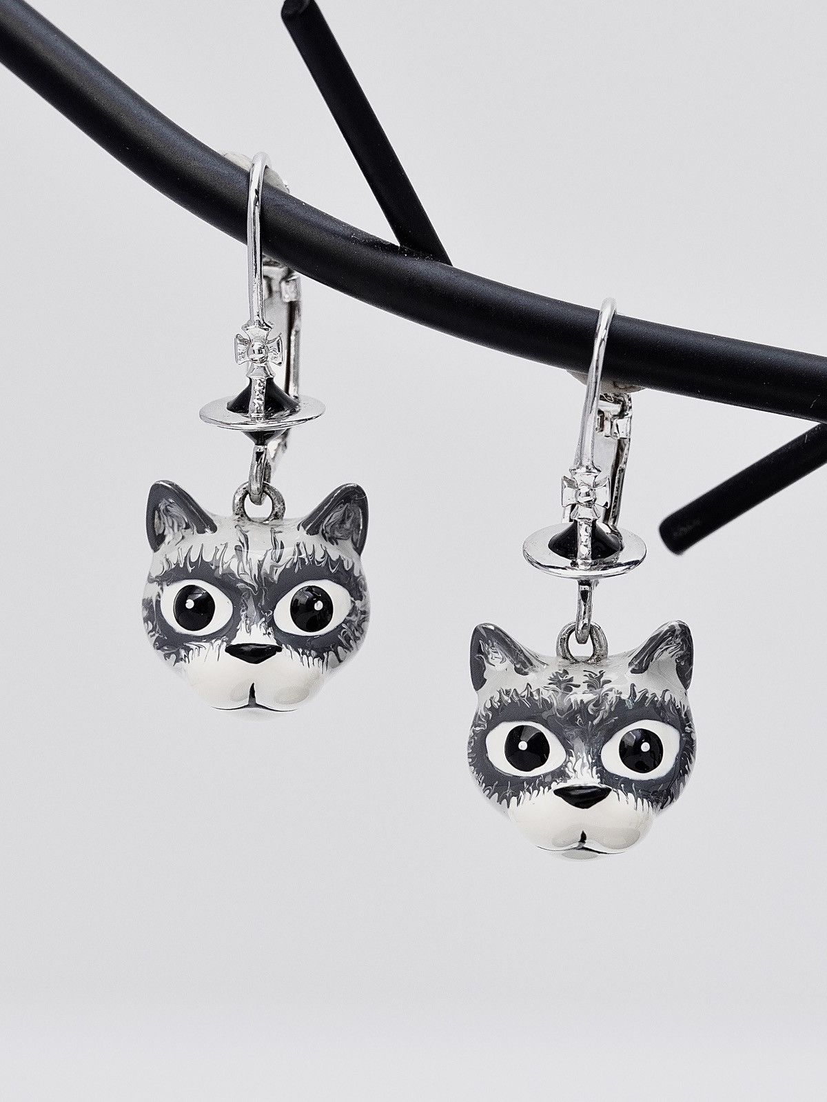 Vivienne Westwood Vivienne Westwood Kat Orb Stud Pierced Earrings Cat Animal Goods Men Women Unisex Mikunigaoka Store ITQNP4104ZQC RM4076I Grailed