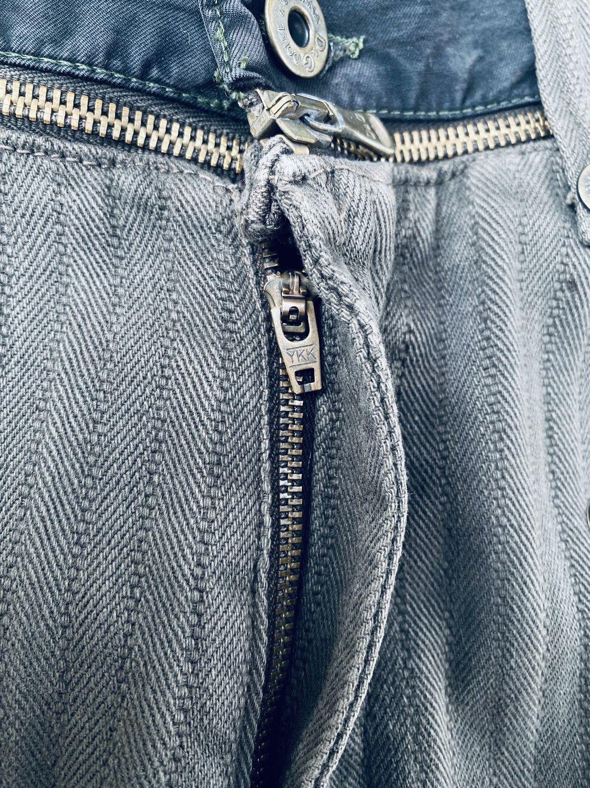 Dolce & Gabbana Vintage AW2003 Dolce & Gabbana Zipper Waist Pants Size US 32 / EU 48 - 7 Thumbnail