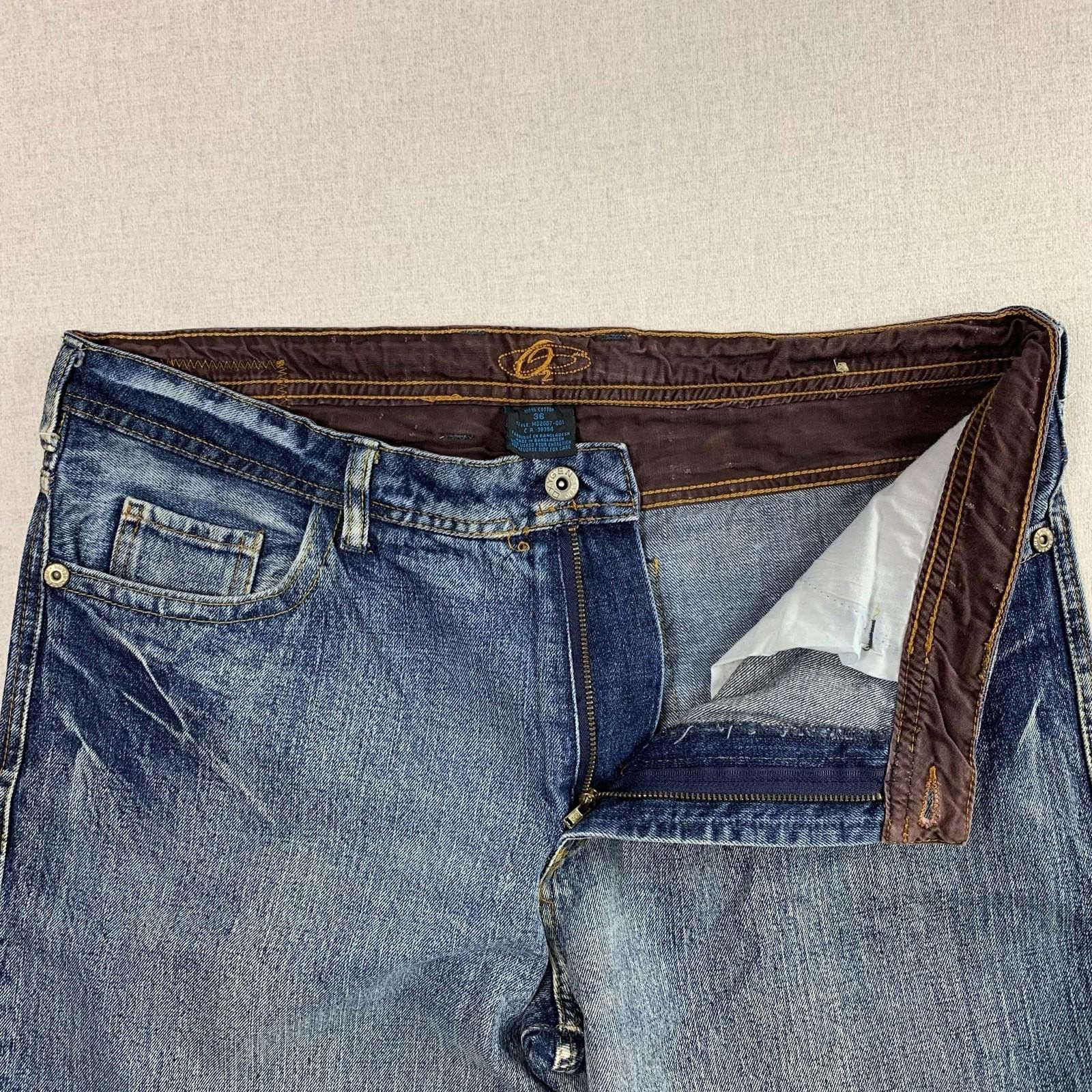 Vintage Blue Oxygen O2 Baggy Wide leg Jeans - 36 - Y2K