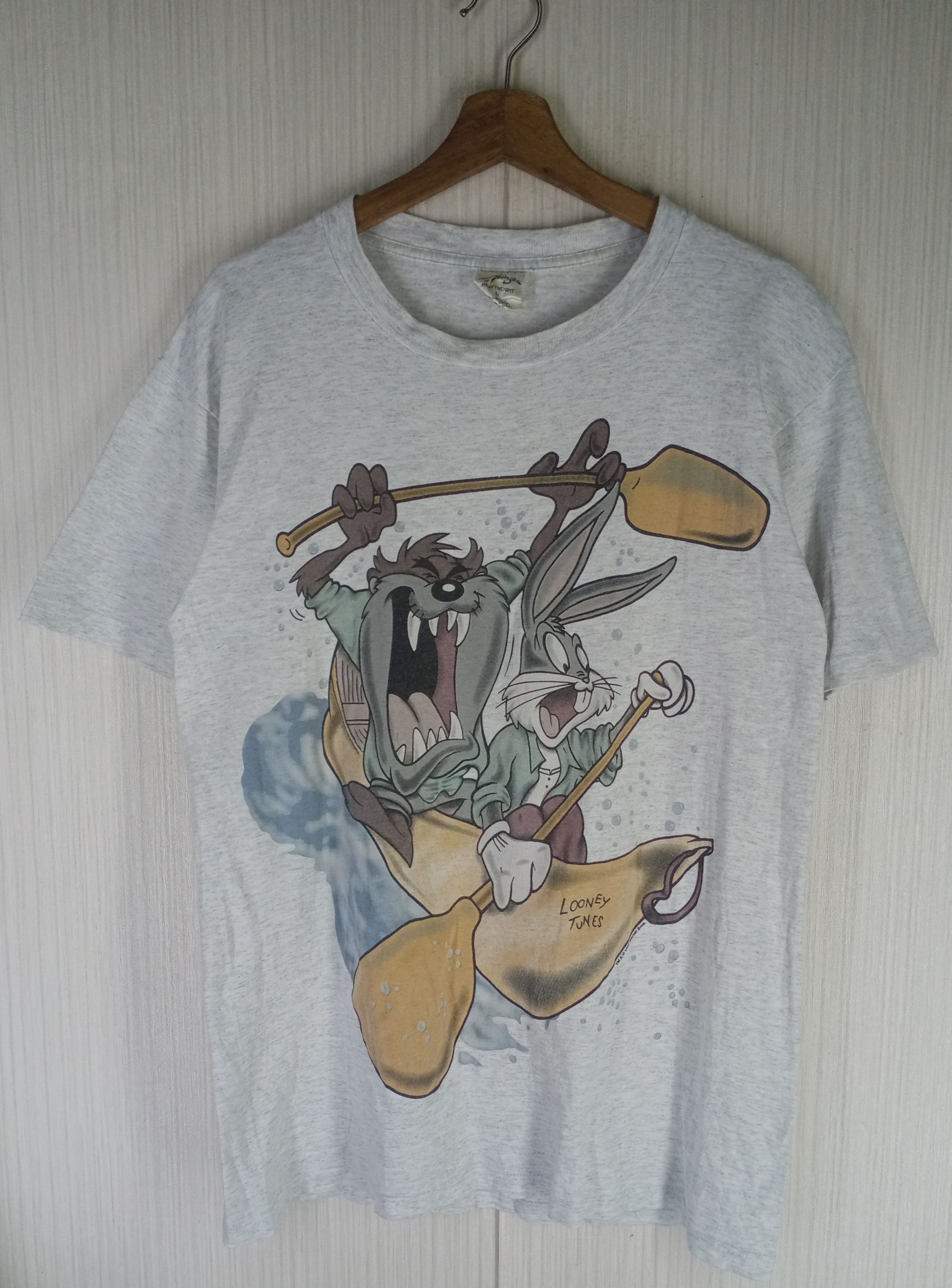 Cartoon Network Very Rare Vintage 1995 Tazmania Looney Tunes Tshirt Size US M / EU 48-50 / 2 - 1 Thumbnail