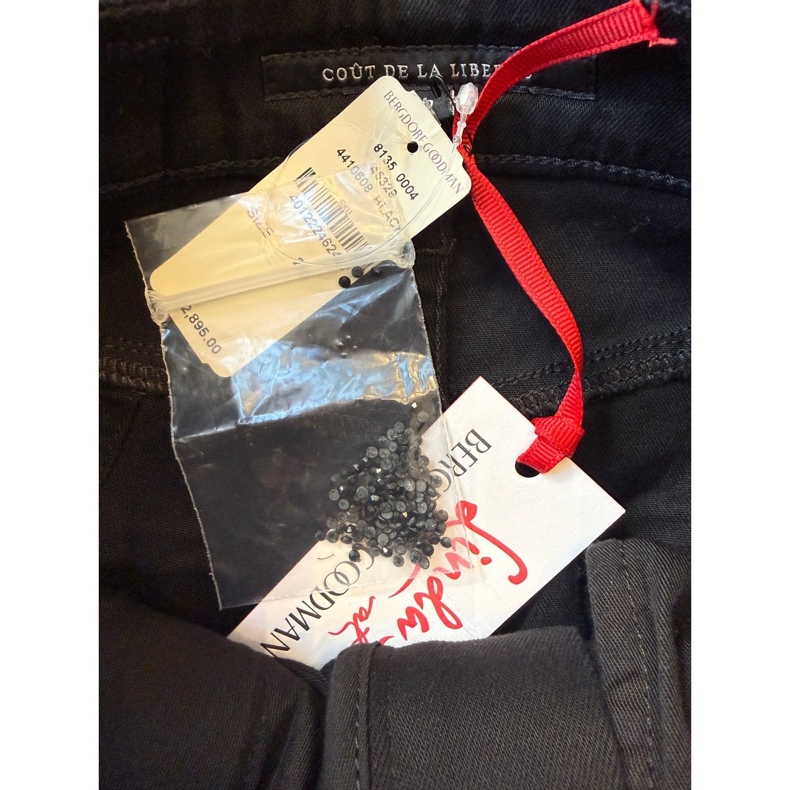 Cout de la Liberte $3k Cout De La Liberte Crystal Denim Super Bell Pants Size 26" / US 2 / IT 38 - 3 Thumbnail
