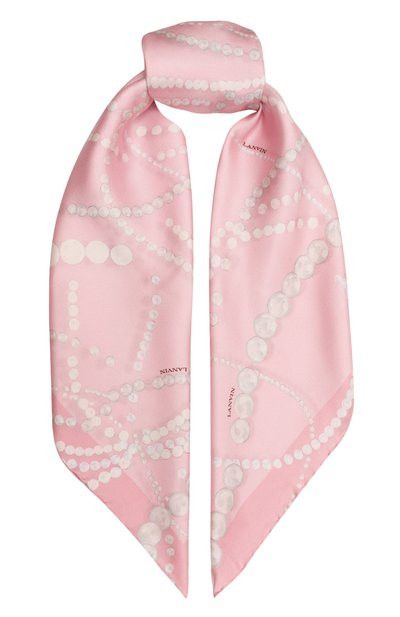 Lanvin o1y0326 Size : OS / Scarf in Pink/White Size ONE SIZE - 1 Thumbnail