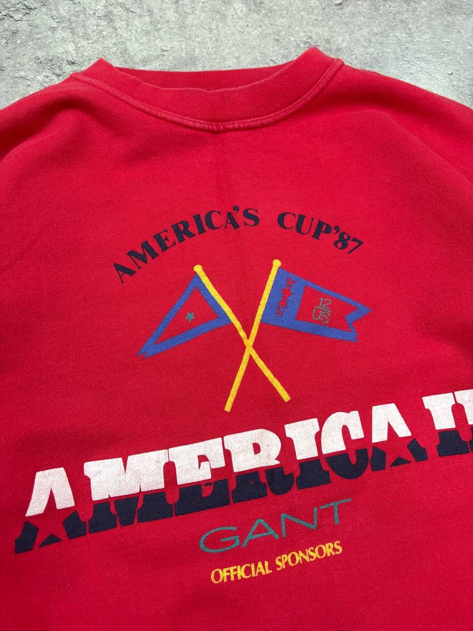 Gant 80s 90s Vintage Gant America’s America II Sweatshirt Size US XL / EU 56 / 4 - 3 Thumbnail