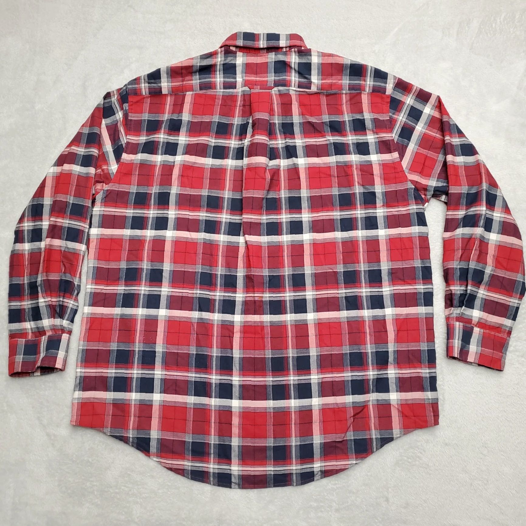 Etro VINTAGE Towncraft Shirt Men L Red Plaid Button-Down Long Sleeve Casual Size US L / EU 52-54 / 3 - 7 Thumbnail