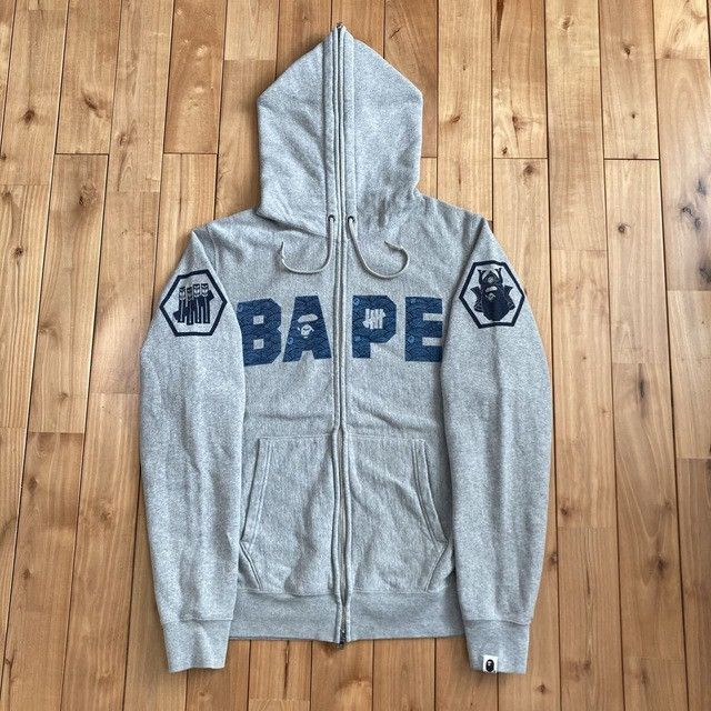 Bape × Undefeated BAPE × Undefeated full zip hoodie a bathing ape NIGO Size US L / EU 52-54 / 3 - 2 Thumbnail