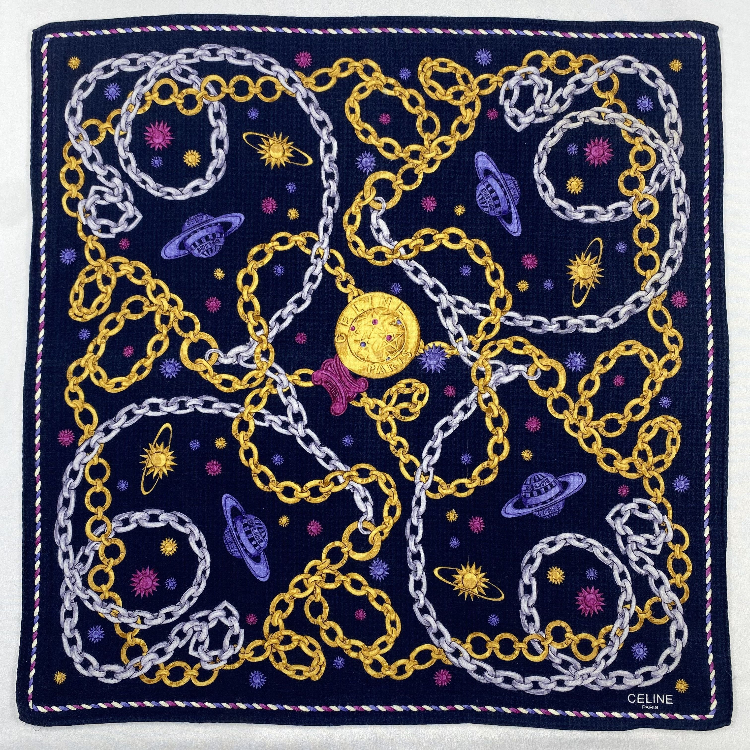 Celine Celine Handkerchief / Bandana / Neckerchief C873 Size ONE SIZE - 3 Thumbnail