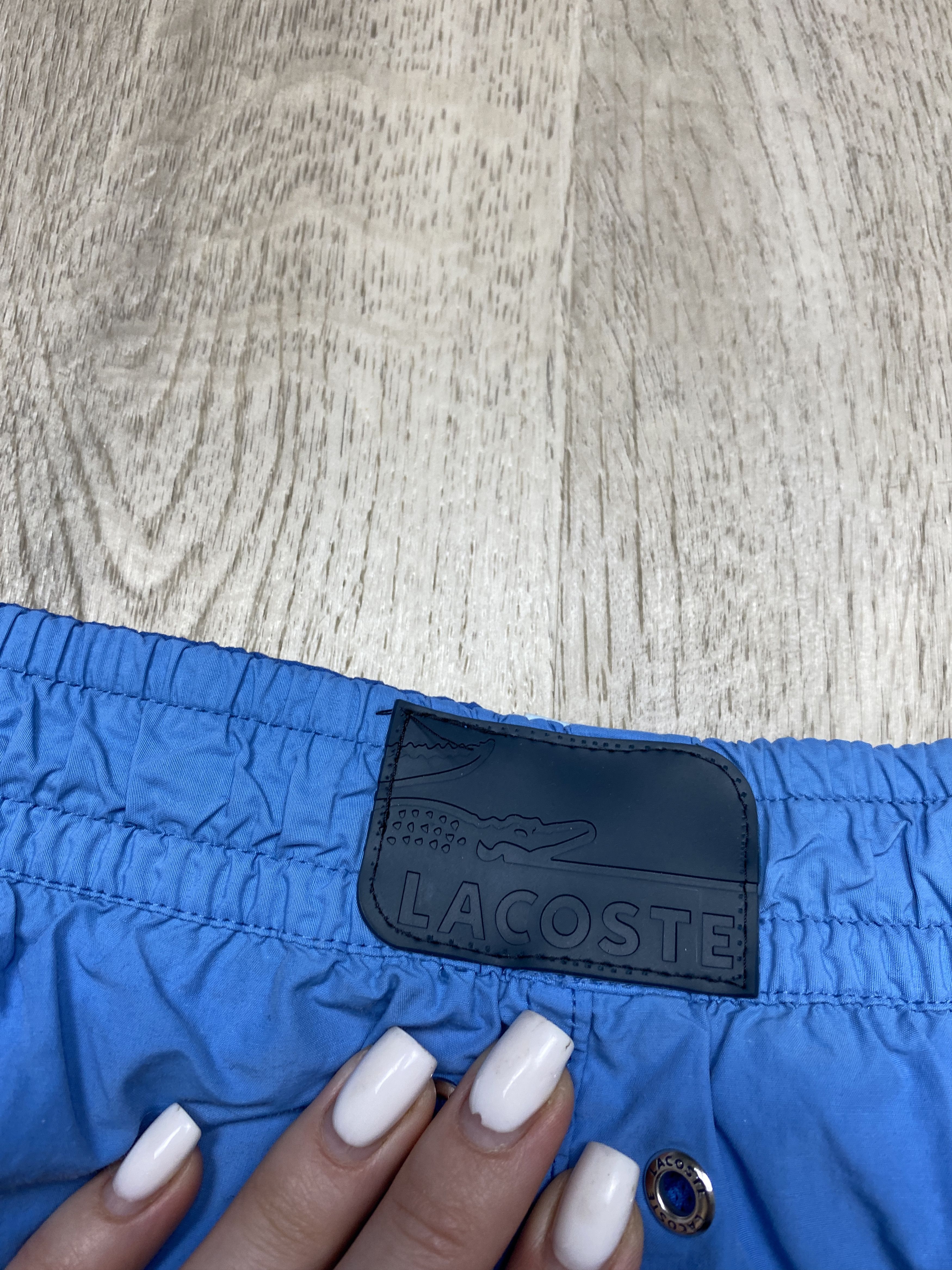 Lacoste × Vintage Lacoste Vintage Mens Nylon Shorts Size XL Size US 36 / EU 52 - 7 Thumbnail