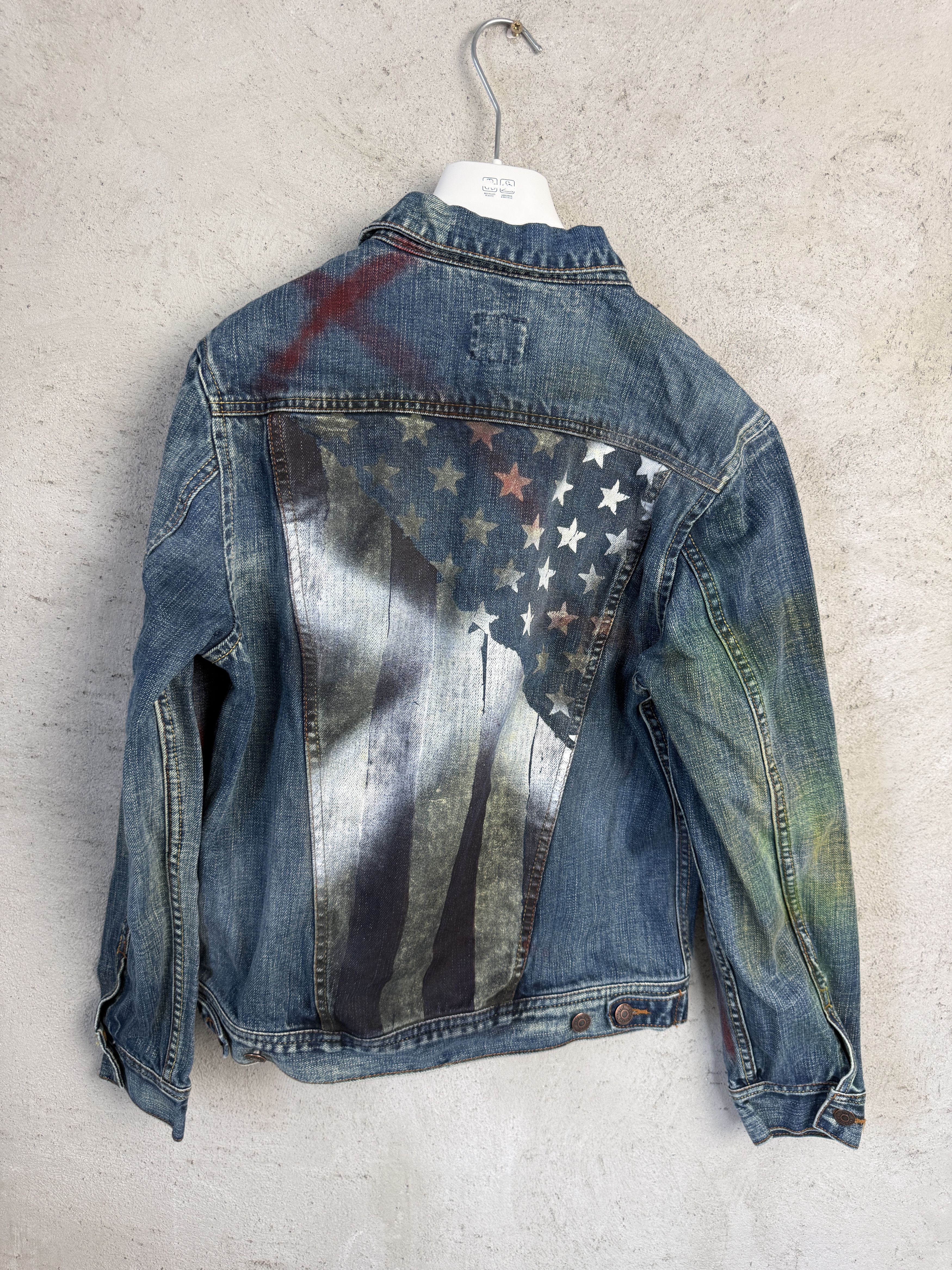 Emmett Emmett Jean denim jacket y2k 00s jeans avant garde Size M / US 6-8 / IT 42-44 - 6 Thumbnail