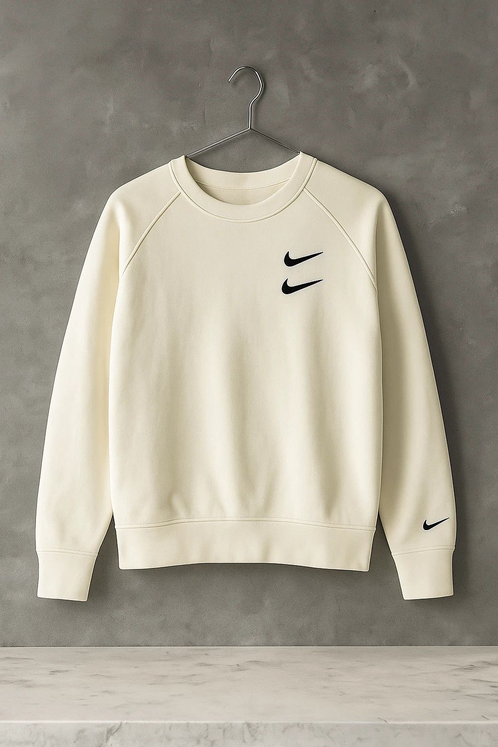 Nike Vintage 90s Nike Double Swoosh Sweatshirt Size US M / EU 48-50 / 2 - 10 Thumbnail