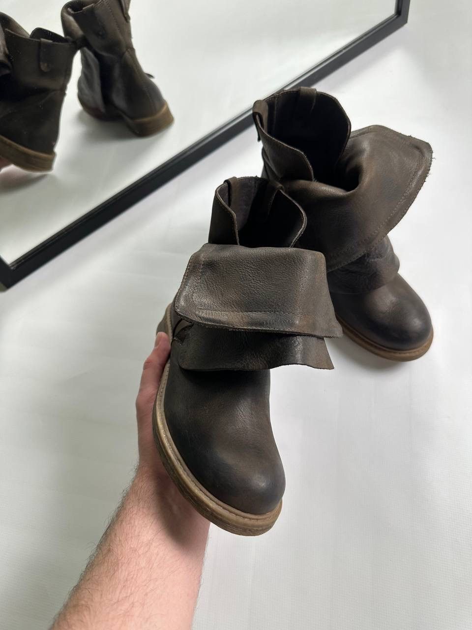 A.S.98 AS98 type Avant Garde Guidi Style Leather Boots Size US 7 / IT 37 - 3 Thumbnail