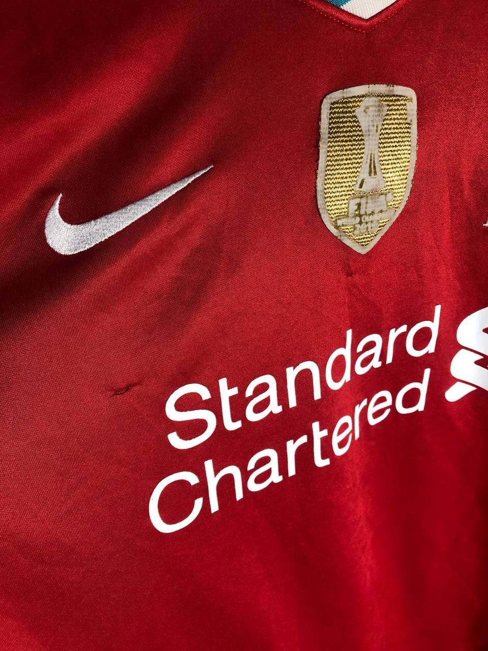 Vintage VERY RARE NIKE FC LIVERPOOL ENGLAND SOCCER JERSEY RETRO Y2K Size US S / EU 44-46 / 1 - 5 Thumbnail