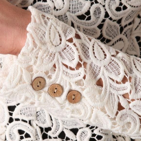 Opening Ceremony Rodarte for Opening Ceremony Lace Blazer Collab Size S / US 4 / IT 40 - 7 Thumbnail