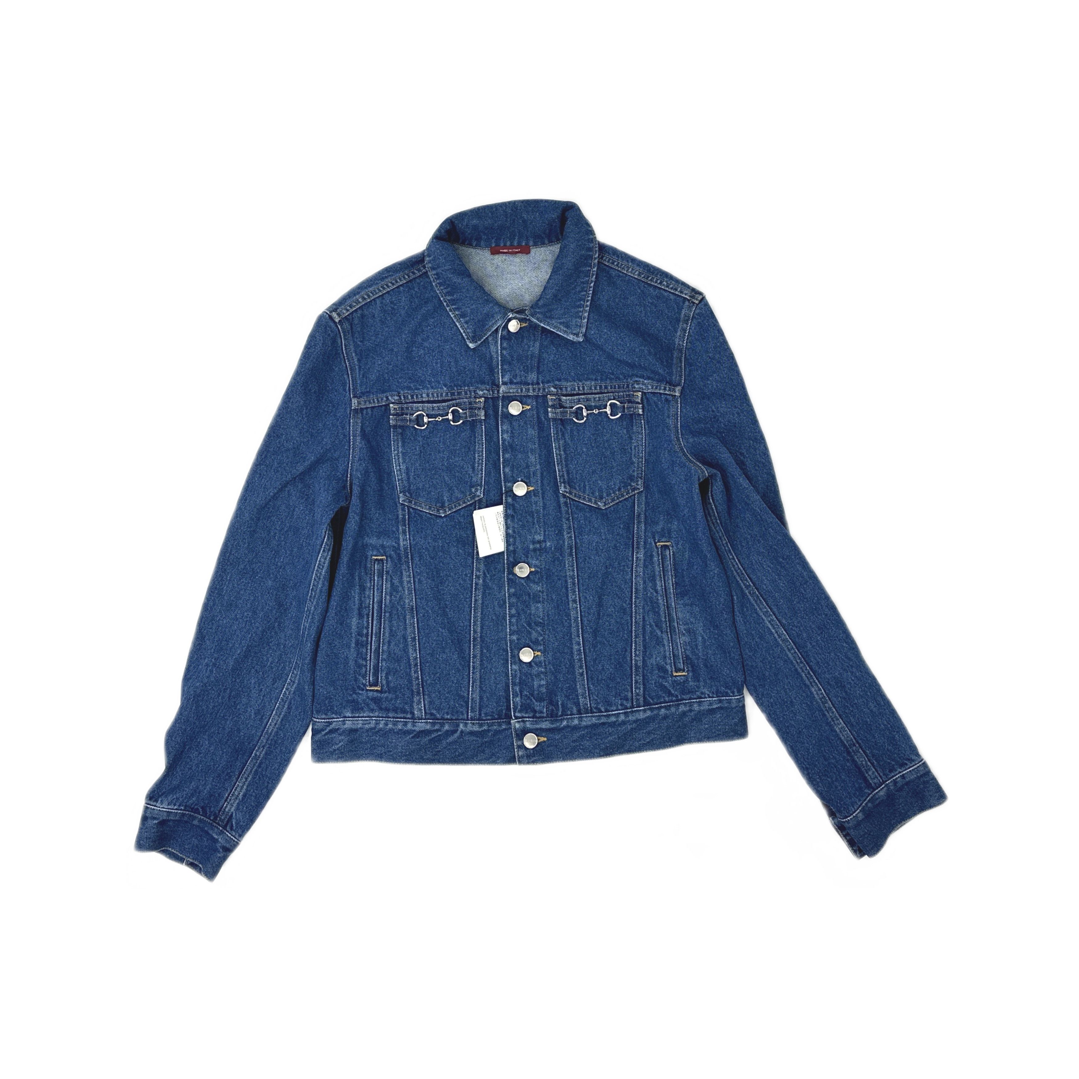 Gucci gucci animal denim jacket size 38 | Grailed
