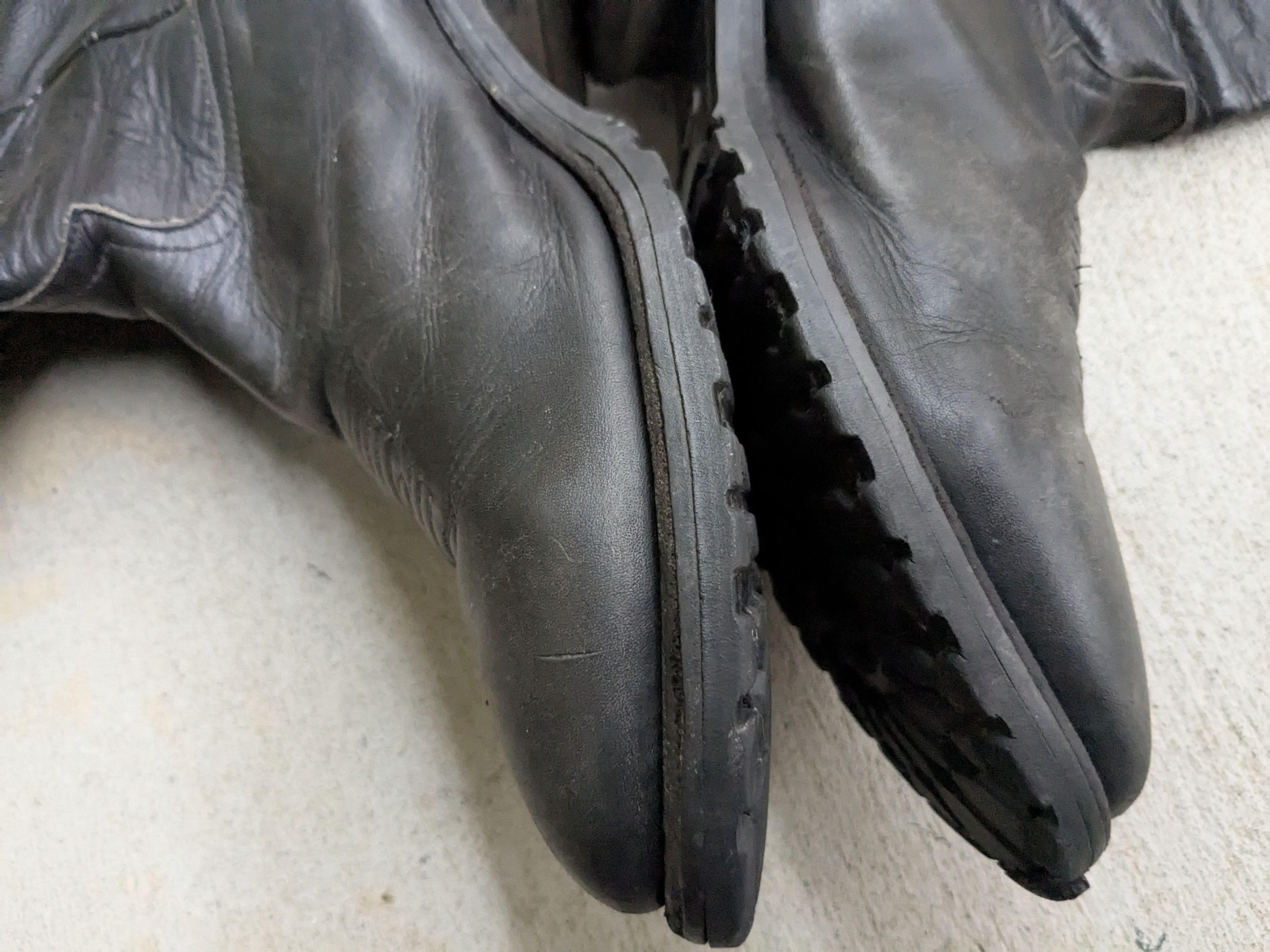 Other Tony Lama Cowboy Boots Black Leather 10.5 D Western Botas Size US 10.5 / EU 43-44 - 7 Thumbnail