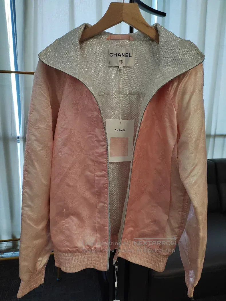 Chanel Chanel Pink casual jacket Size XXS / US 00 / IT 34 - 1 Thumbnail