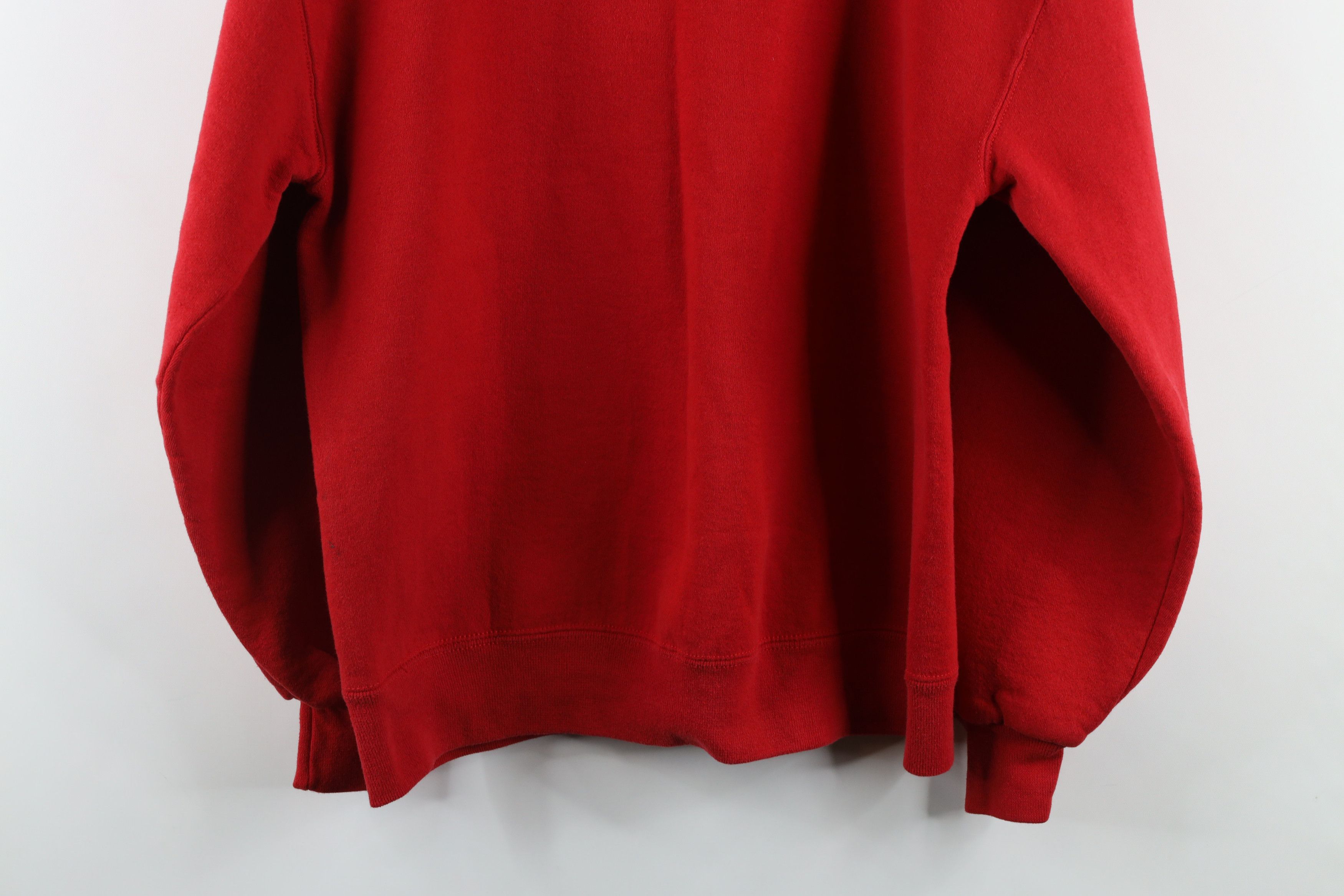 Russell Athletic × Vintage Vintage 90s Russell Athletic Crewneck Sweatshirt Red USA Size US L / EU 52-54 / 3 - 10 Thumbnail