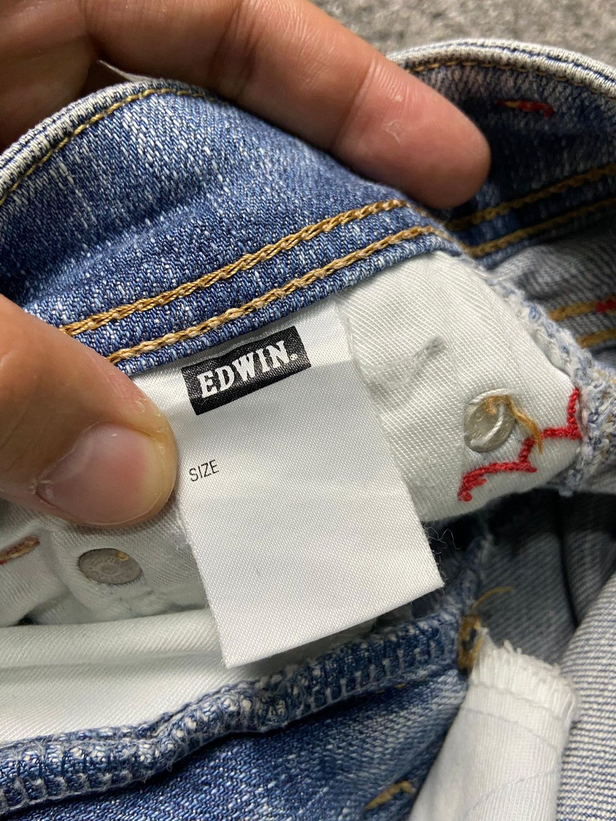 Edwin × Japanese Brand × Vintage Vintage EDWIN 503 Slim Cut Denim Jeans (131) Size US 28 / EU 44 - 2 Thumbnail