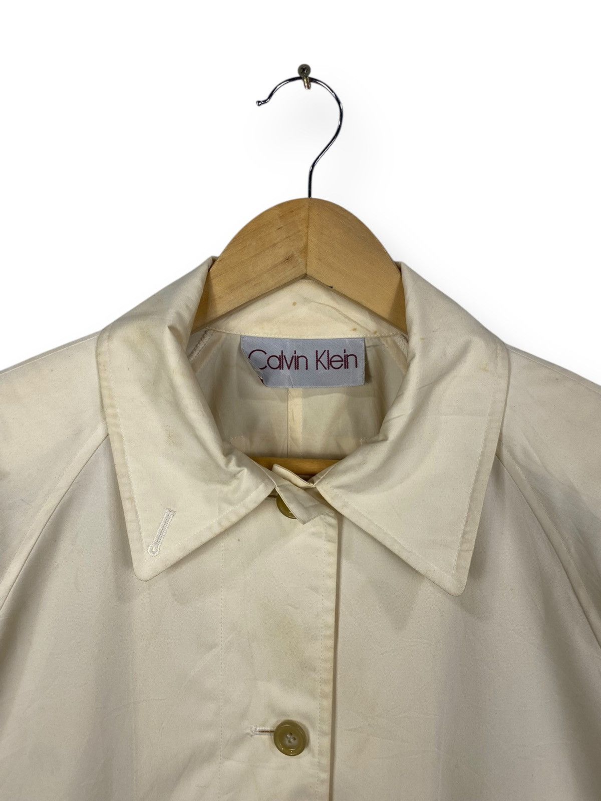 Calvin Klein × Japanese Brand × Vintage Vintage 90s Calvin Klein Long Coat Jacket. #E3 Size L / US 10 / IT 46 - 2 Thumbnail