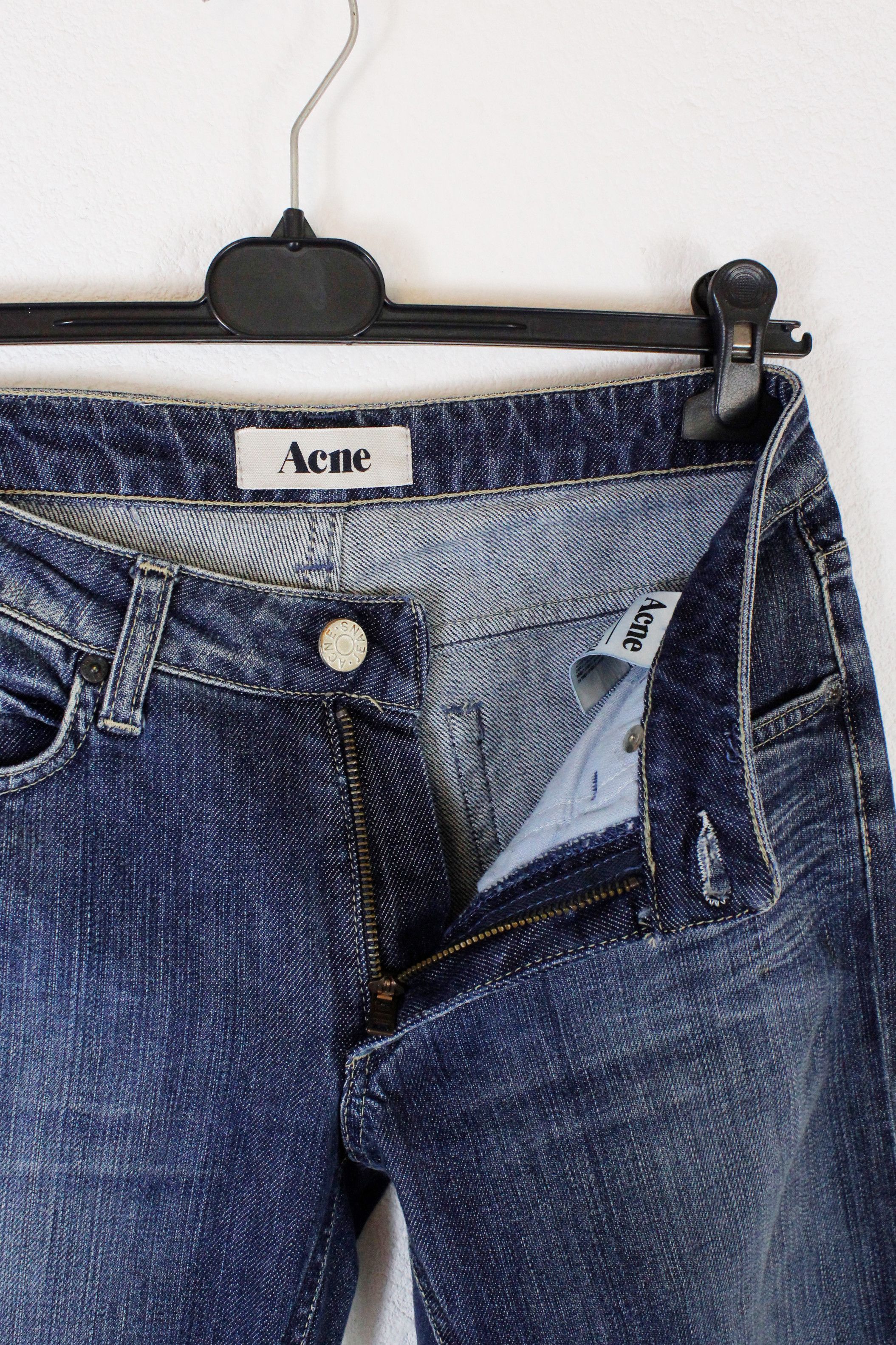 Acne Studios × Jean Womens Acne Jeans Hep Pure Y2K Denim Pants 28 size Size 28" / US 6 / IT 42 - 7 Thumbnail