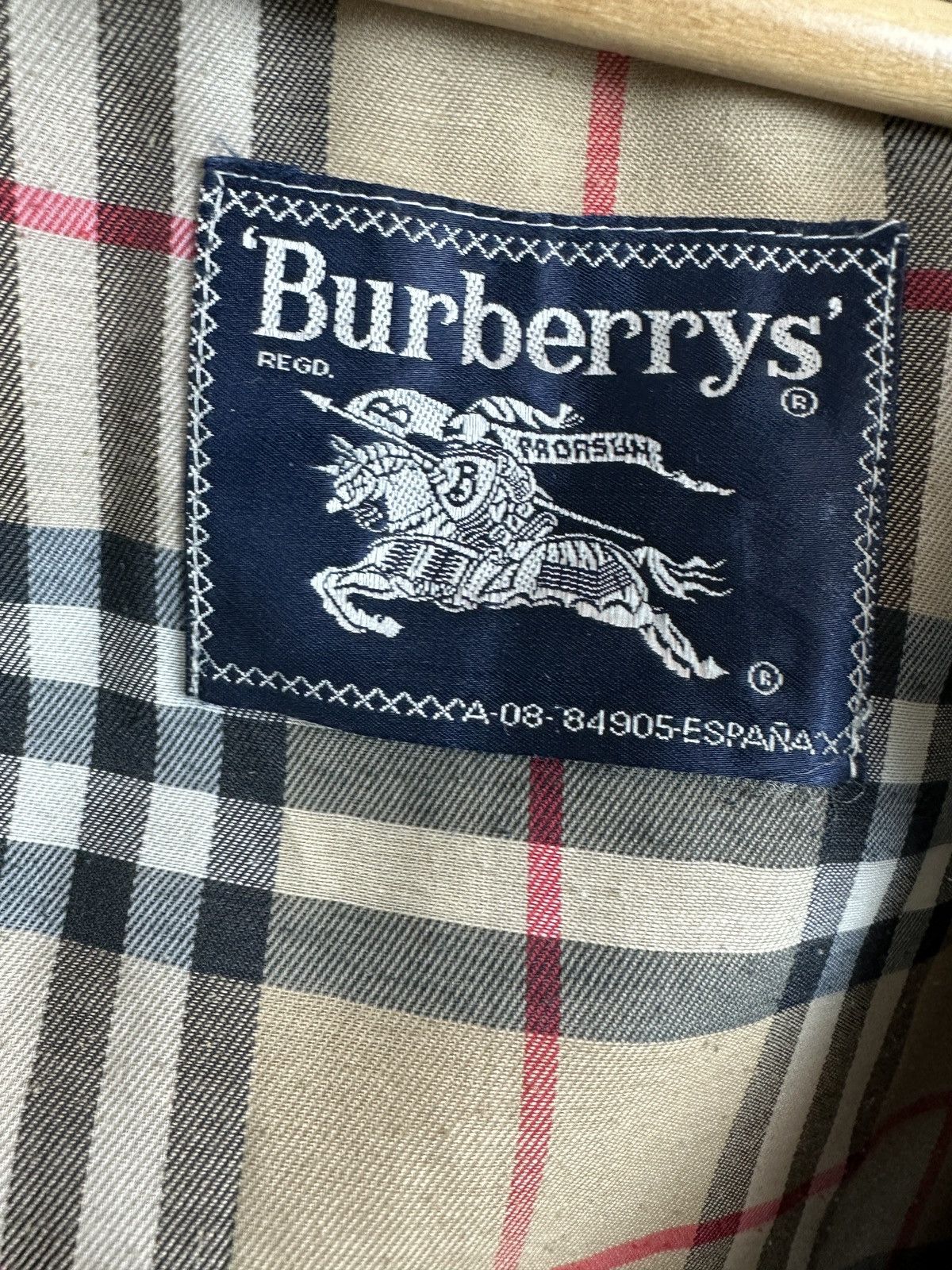 Burberry Prorsum Vintage Burberry nova check trench coat Size US XL / EU 56 / 4 - 7 Thumbnail