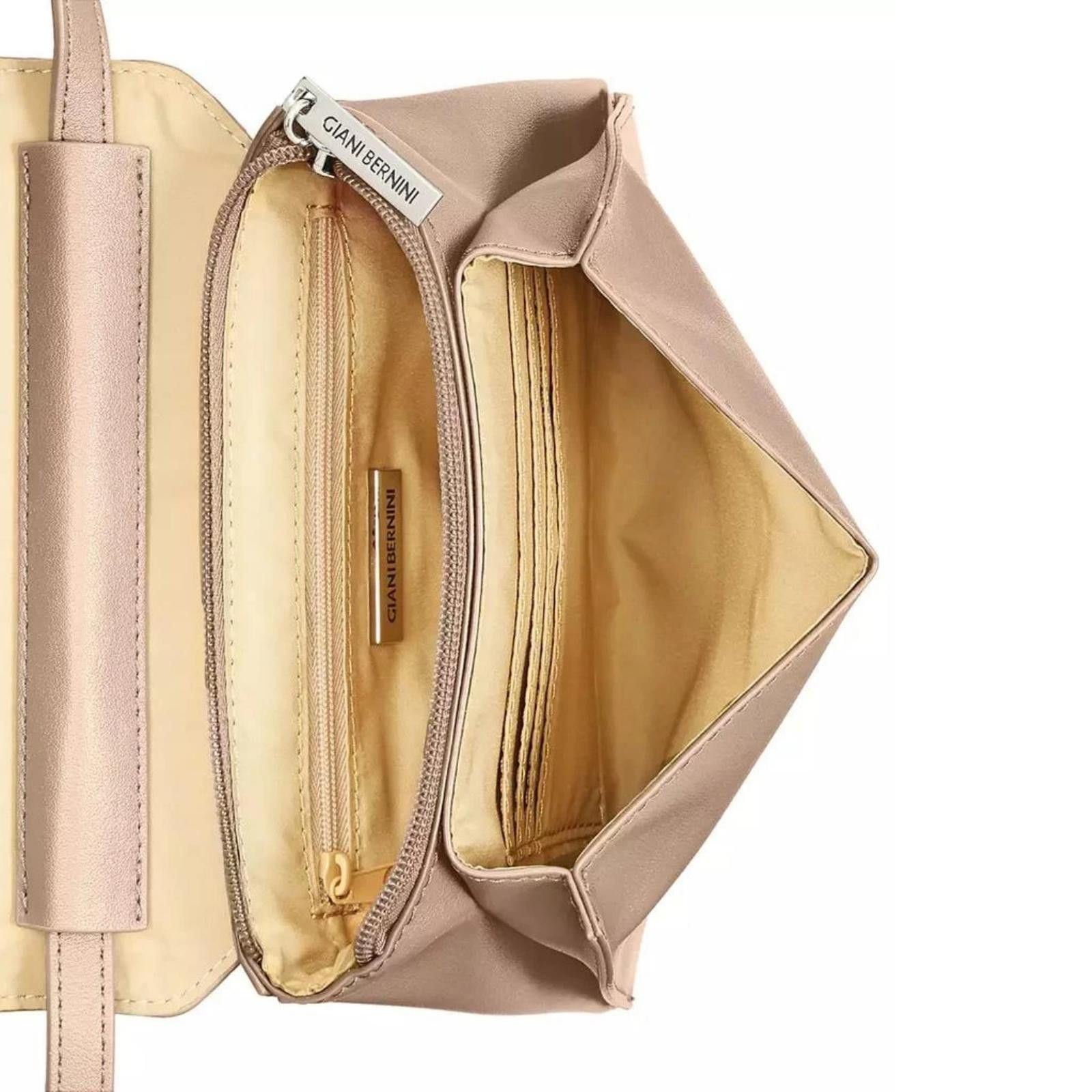 Giani Bernini Giani Bernini Nappa Flap Crossbody – Blush Pink Size ONE SIZE - 6 Thumbnail
