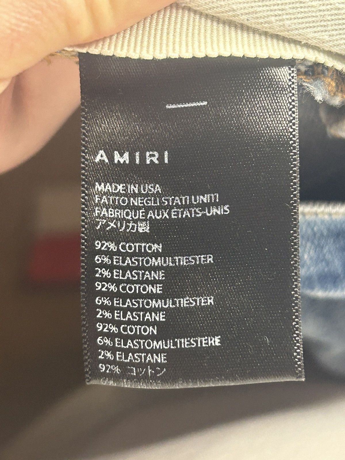 Amiri amiri jeans distressed Size US 29 - 8 Thumbnail