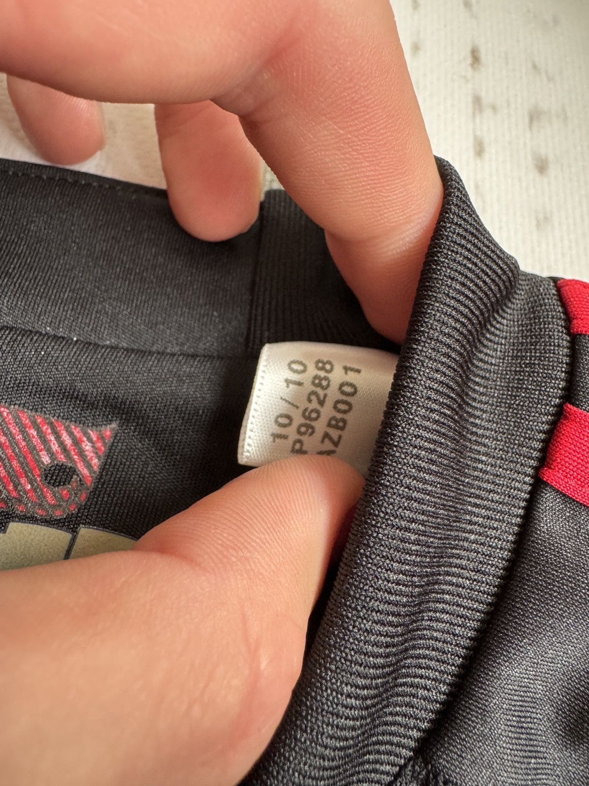 Adidas Soccer Jersey AC Milan 2010 2011 Adidas Patch Size US M / EU 48-50 / 2 - 4 Thumbnail