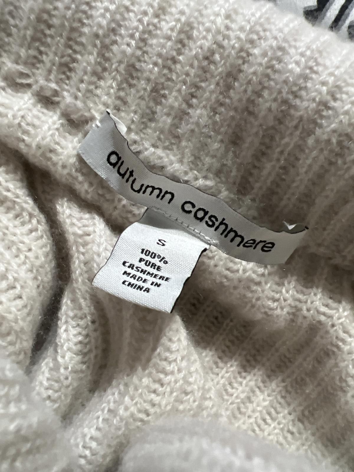 Autumn Cashmere Autumn Cashmere 100% Pure Cashmere Striped Turtleneck S Size S / US 4 / IT 40 - 3 Thumbnail