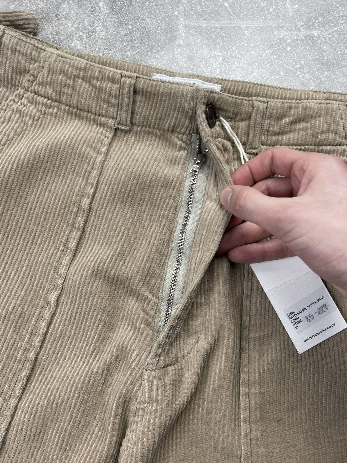 Universal Works Universal Works Fatigue Pants Beige Corduroy Utility Size US 30 / EU 46 - 14 Thumbnail