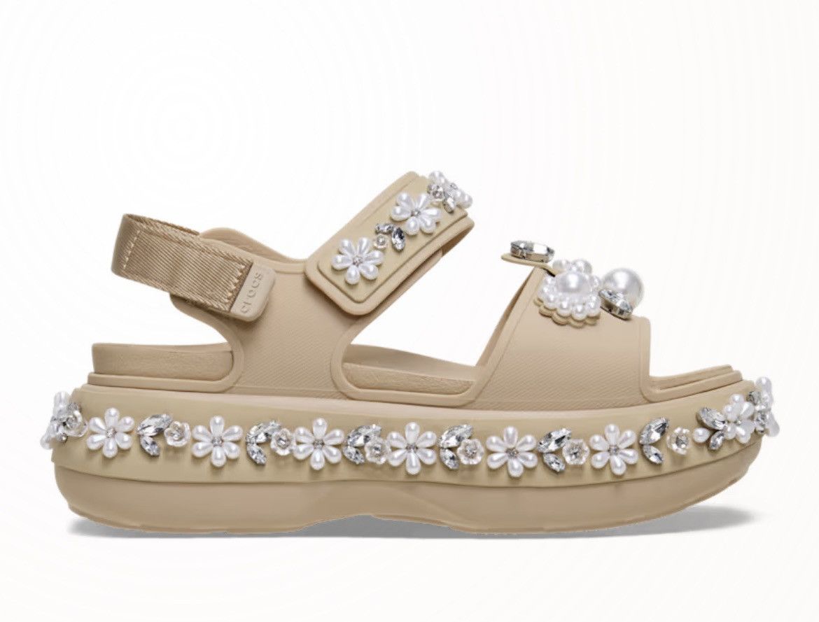 Crocs × Simone Rocha Simone Rocha x Crocs Soho Sandal Chai size US 9 Size US 9 / IT 39 - 3 Thumbnail