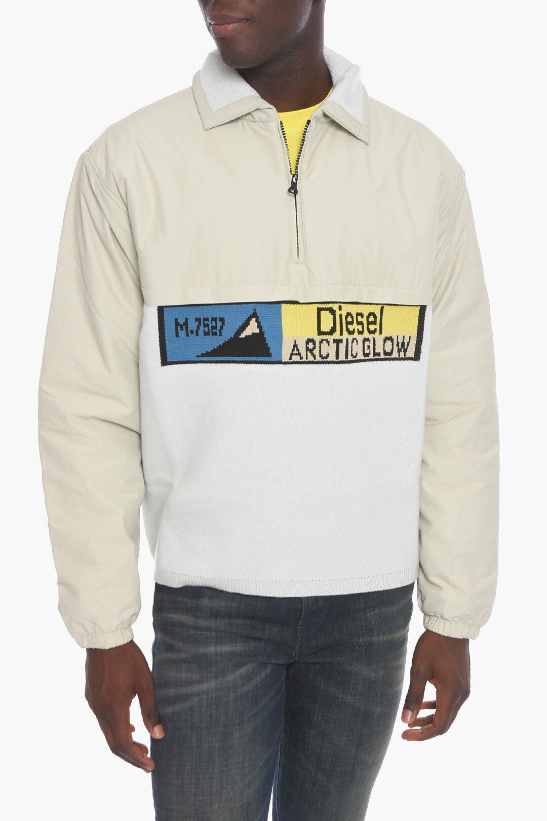 Diesel Knit Jacket K-MARC with Half-Zip Size US XXL / EU 58 / 5 - 1 Thumbnail