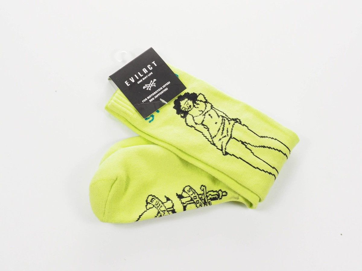 Japanese Brand EVILACT x STOOP Pinup Lady socks Size ONE SIZE - 4 Thumbnail