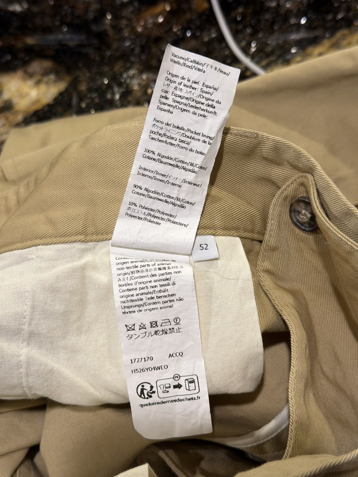 Loewe Loewe Khaki Cargo Tan Trouser Pants Size US 34 / EU 50 - 12 Thumbnail