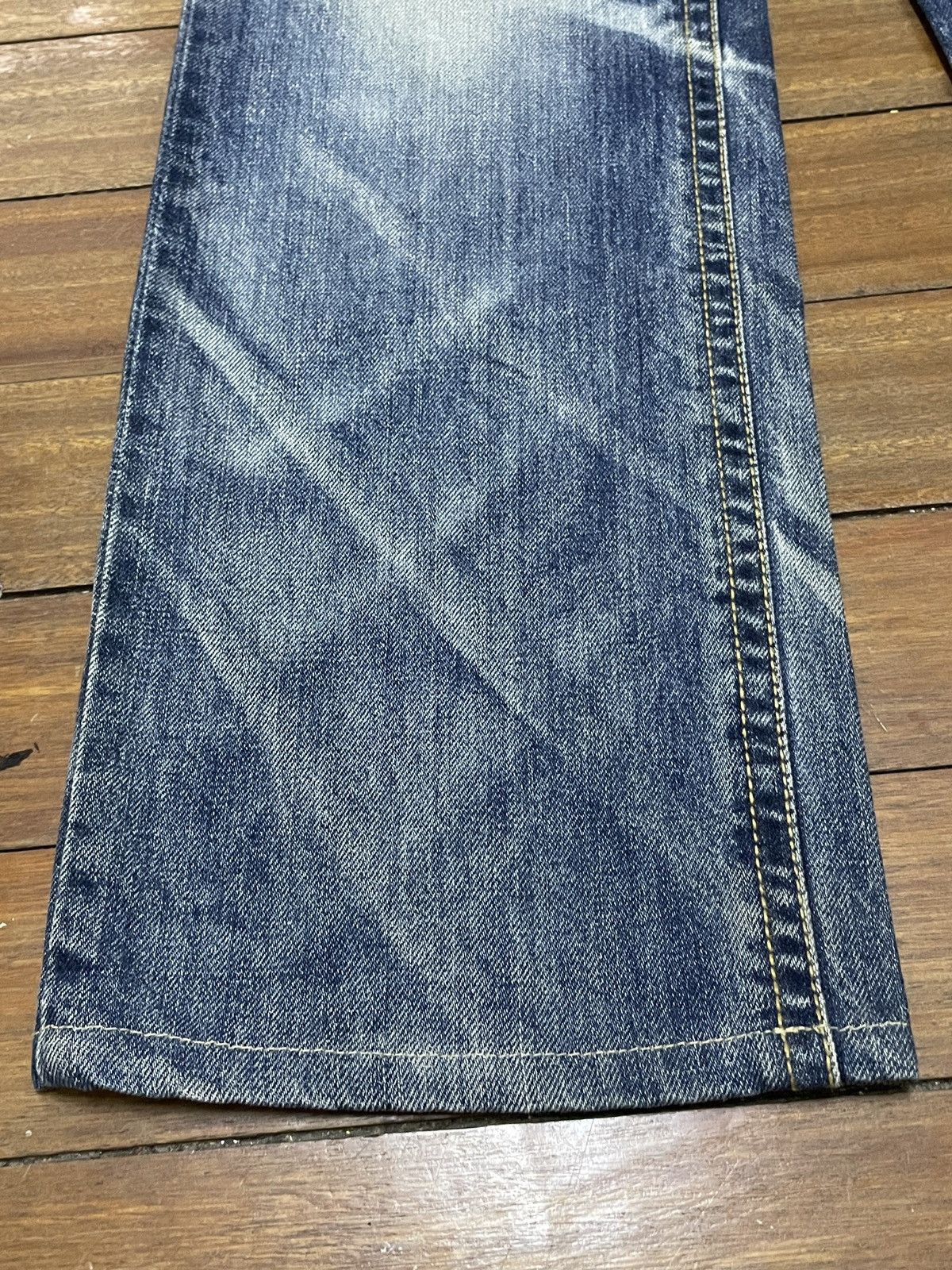 Le Grande Bleu (L.G.B.) Very Rare Vintage Japanese Brand Lolita Jeans 1990s Size US 30 / EU 46 - 5 Thumbnail