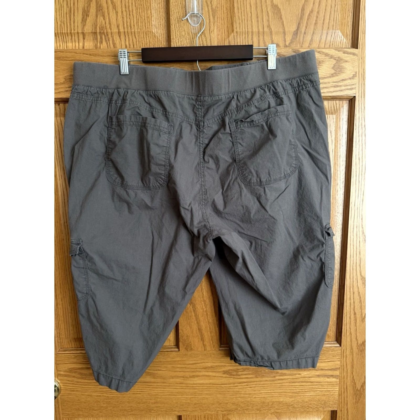 Vintage St. John’S Bay Plus Capris Womens Pants Brown Pull On / Button Size 40" / US 18 - 2 Thumbnail