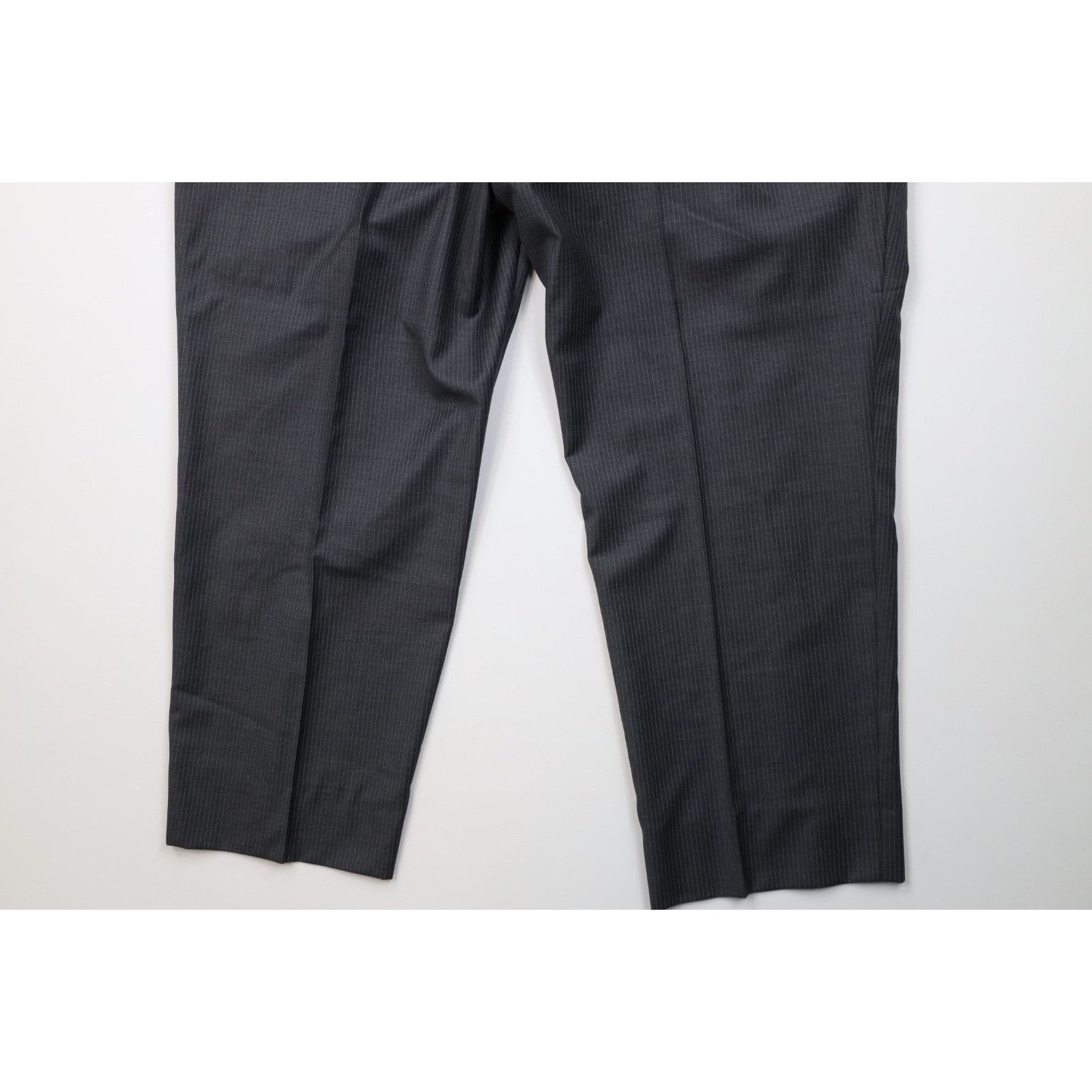 Ralph Lauren Ralph Lauren 2 Piece Wool Pinstriped Suit Wedding Size 48R - 21 Thumbnail