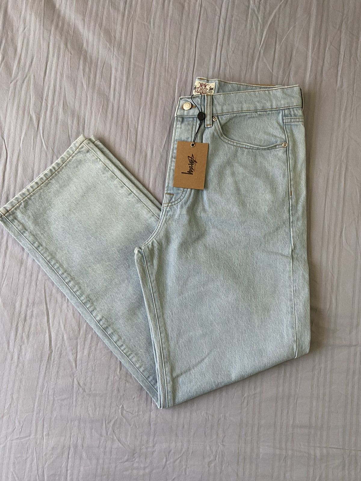 Stussy Stussy New Classic Denim Jeans Size 34 Leopard SOLD