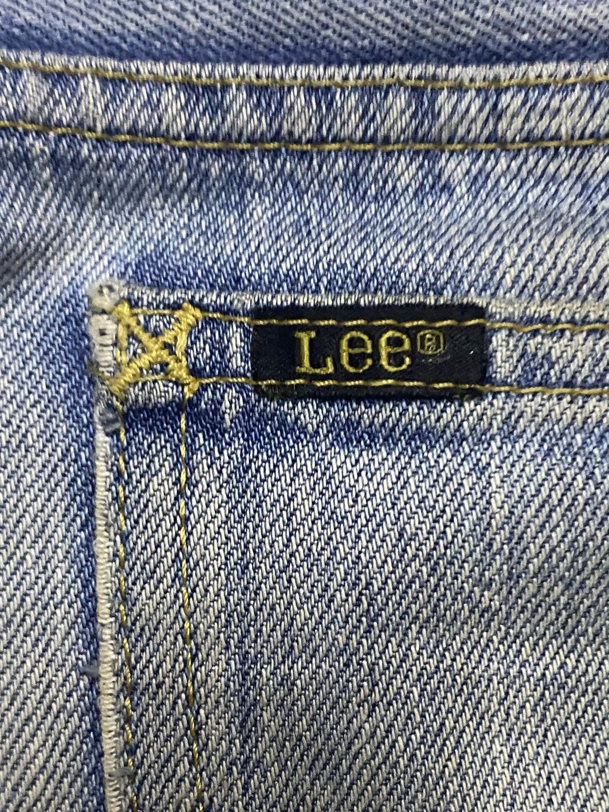 Lee × Number (N)ine Vintage Lee Riders Mud Wash Distressed Loose Jeans Size US 32 / EU 48 - 13 Thumbnail