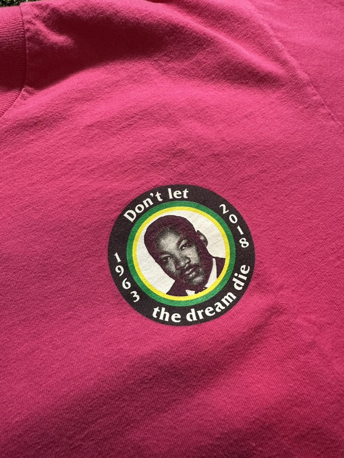 Supreme SS18 Supreme MLK Dream Tee Pink Medium Size US M / EU 48-50 / 2 - 4 Thumbnail