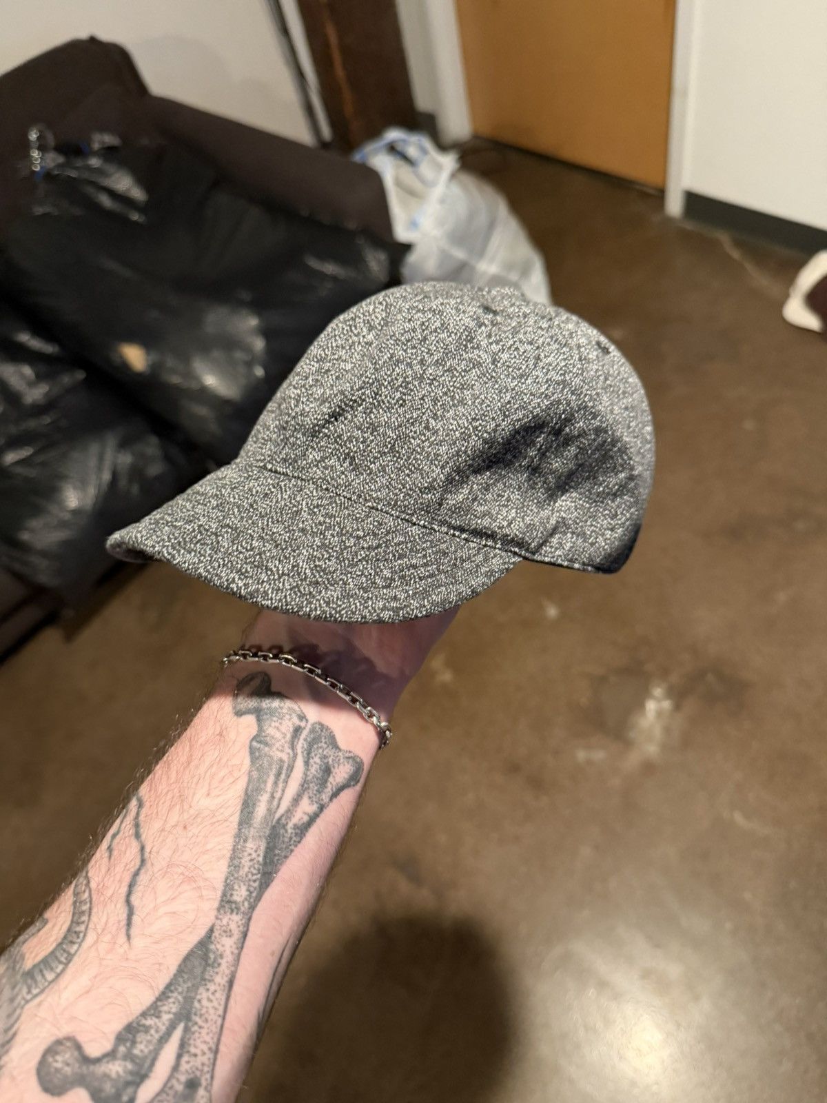 Higher brand handmade in japan grey ball cap hat