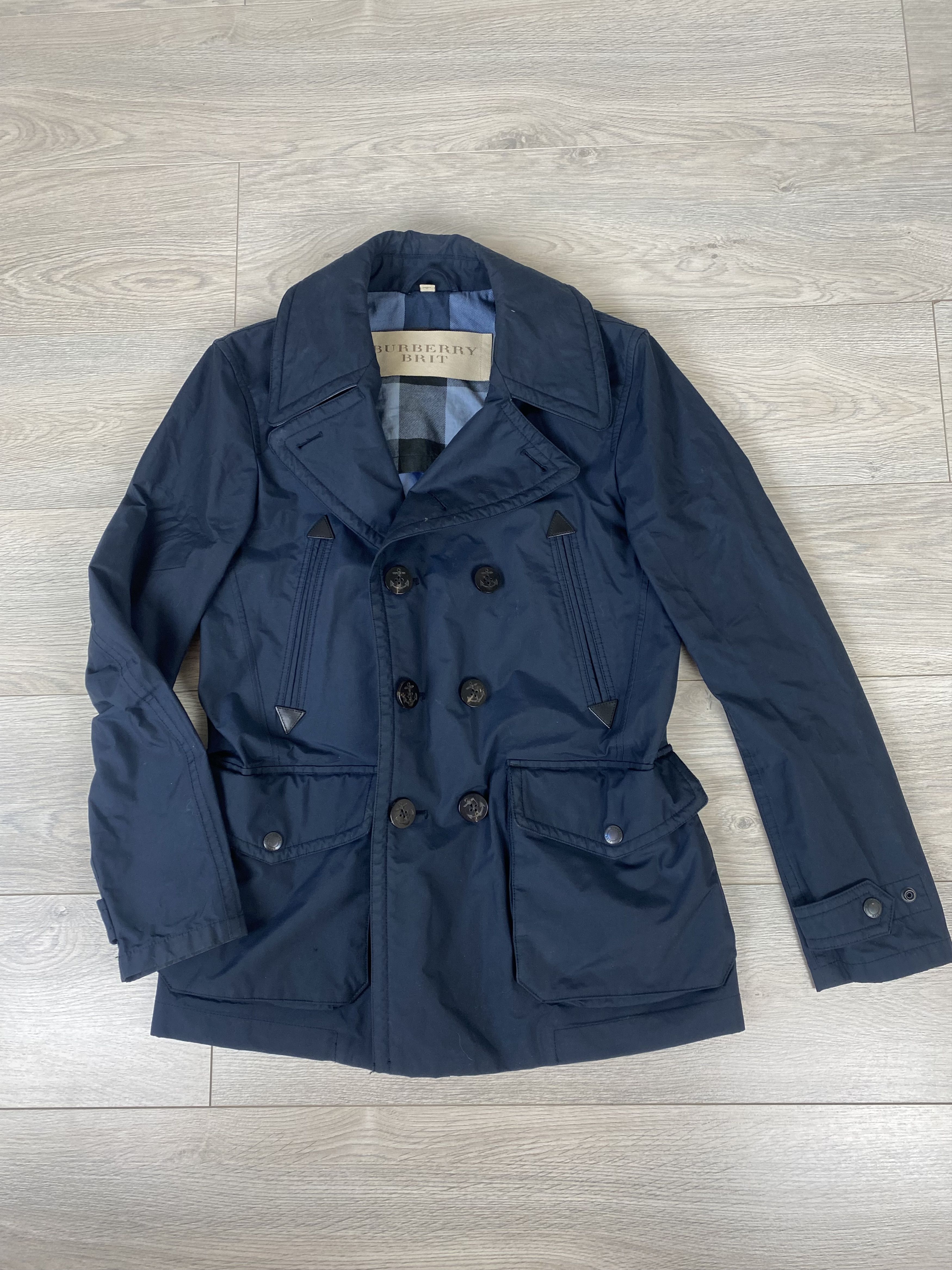 Burberry Burberry Brit Water Resistant Double Breasted Jacket Size US M / EU 48-50 / 2 - 2 Thumbnail
