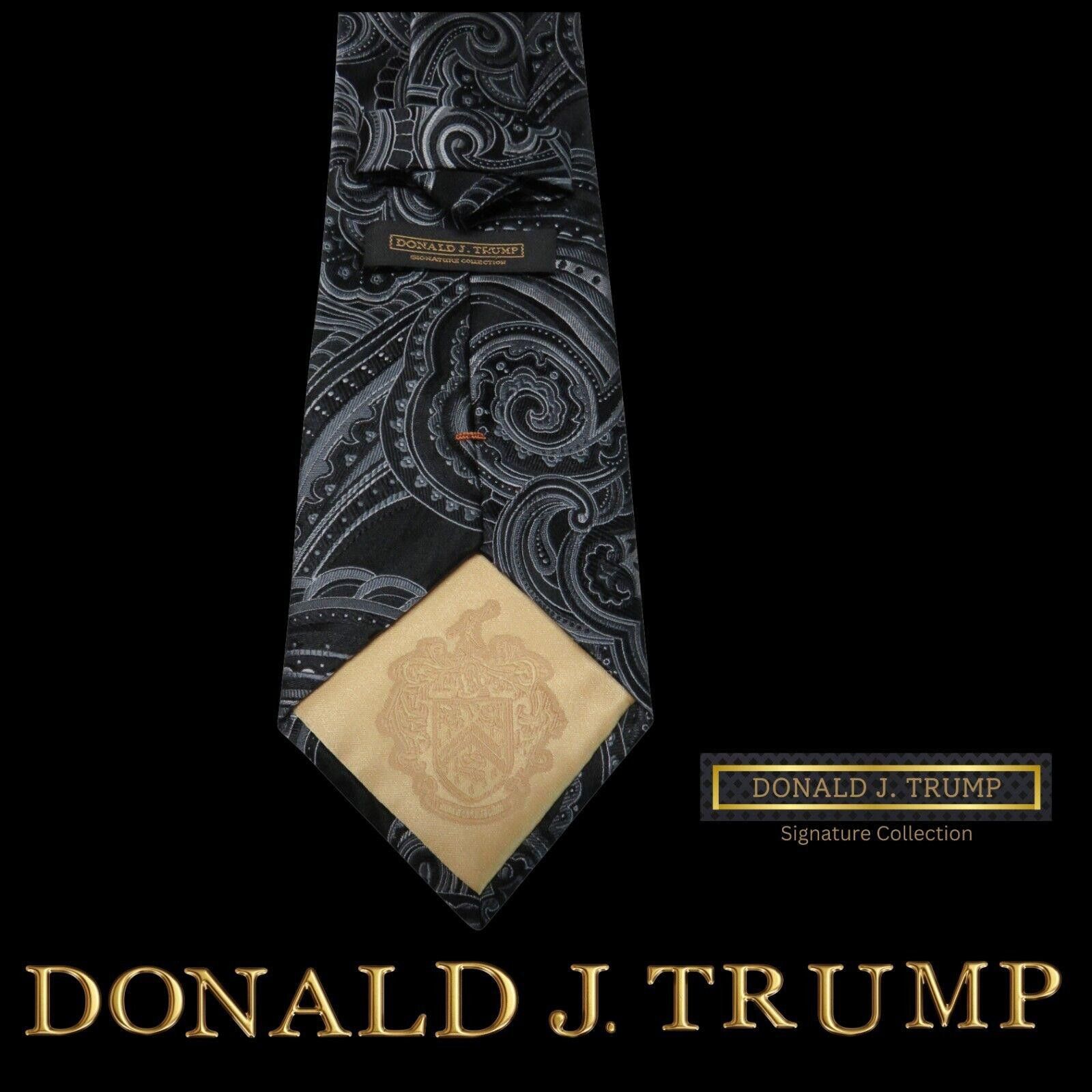 Designer Donald J. Trump Signature Collection Necktie Paisley NEW Size ONE SIZE - 2 Thumbnail