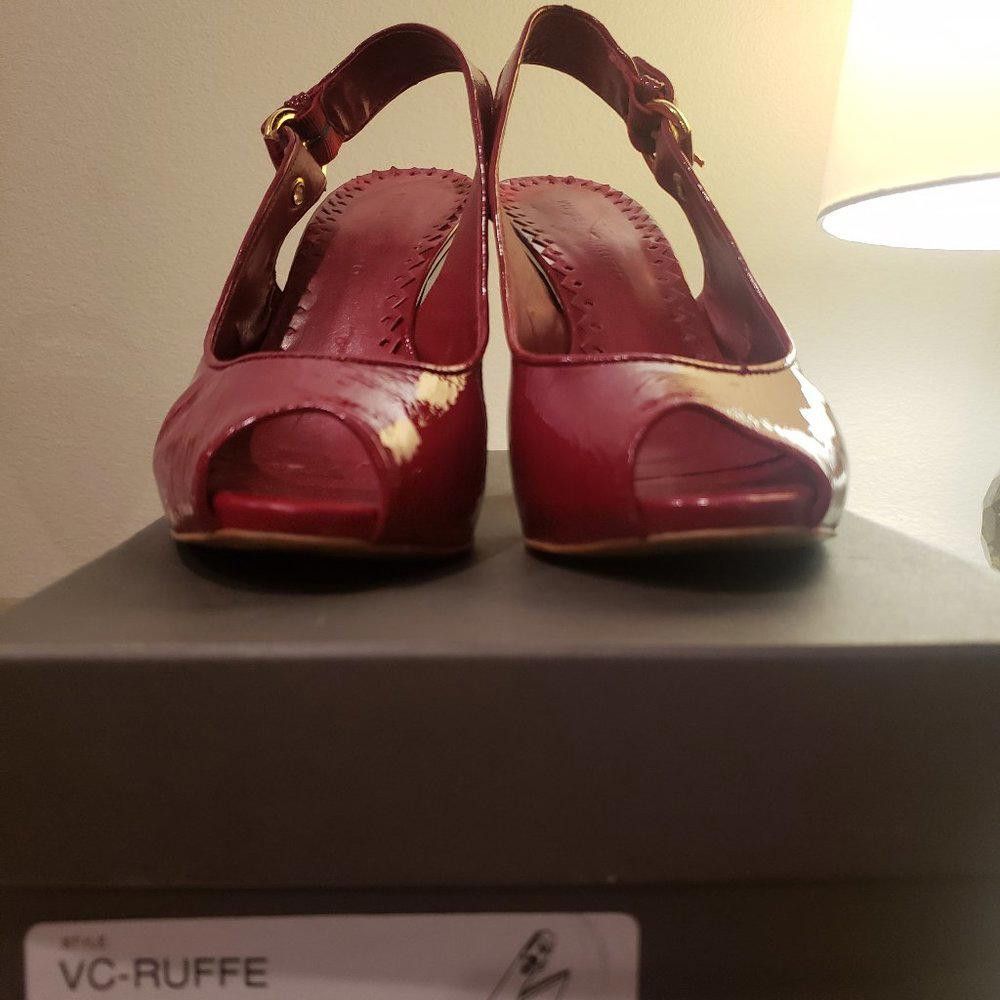Designer Vince Camuto VC-Ruffe Slingback Size US 8.5 / IT 38.5 - 2 Thumbnail