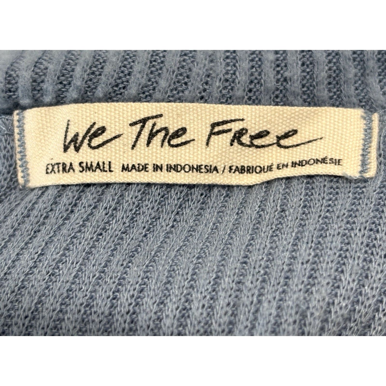 Free People Free People We The Free Juicy Blue Long Sleeve Cowl Neck Top XS Oversized Knit Top Women's Regular Size XS Size XS / US 0-2 / IT 36-38 - 7 Thumbnail