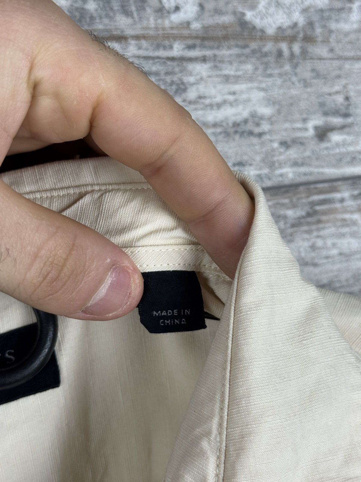 Allsaints Mens AllSaints BITTERWATER LS SHIRT button up pocket luxury Size US M / EU 48-50 / 2 - 10 Thumbnail