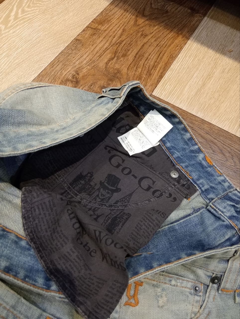 John Galliano GALLIANO ITALY BLUE DENIM SLIM DISTRESSED PANTS Size US 32 / EU 48 - 12 Thumbnail