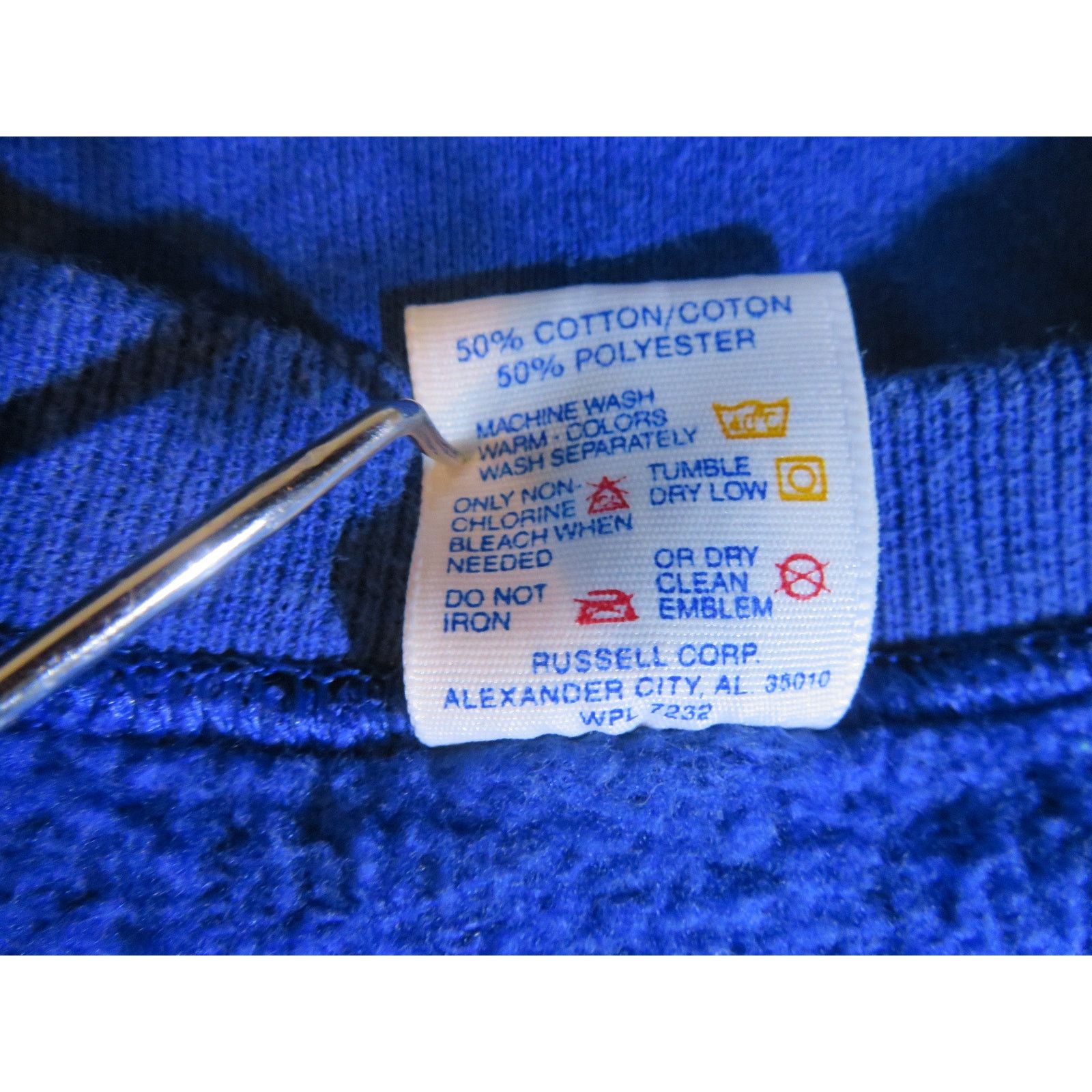 Jerzees Seattle Opera Sweatshirt La Cenerentola Music Blue XL 1990s Size US XL / EU 56 / 4 - 6 Thumbnail