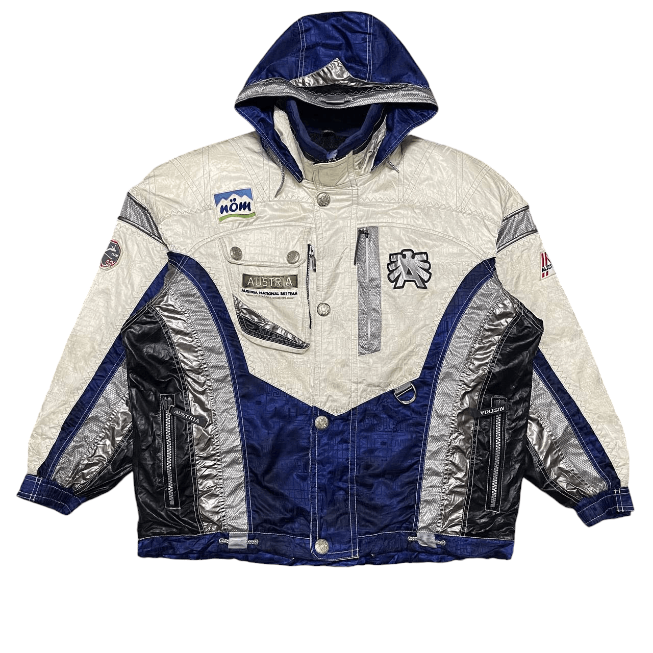 Asics Vintage Austria x Asics Ski Hooded Jacket Size US L / EU 52-54 / 3 - 1 Thumbnail