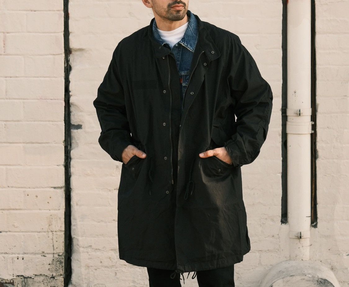 FULL COUNT 2026 STAND UP COLLAR MODS COAT BLACK Sz Small 38