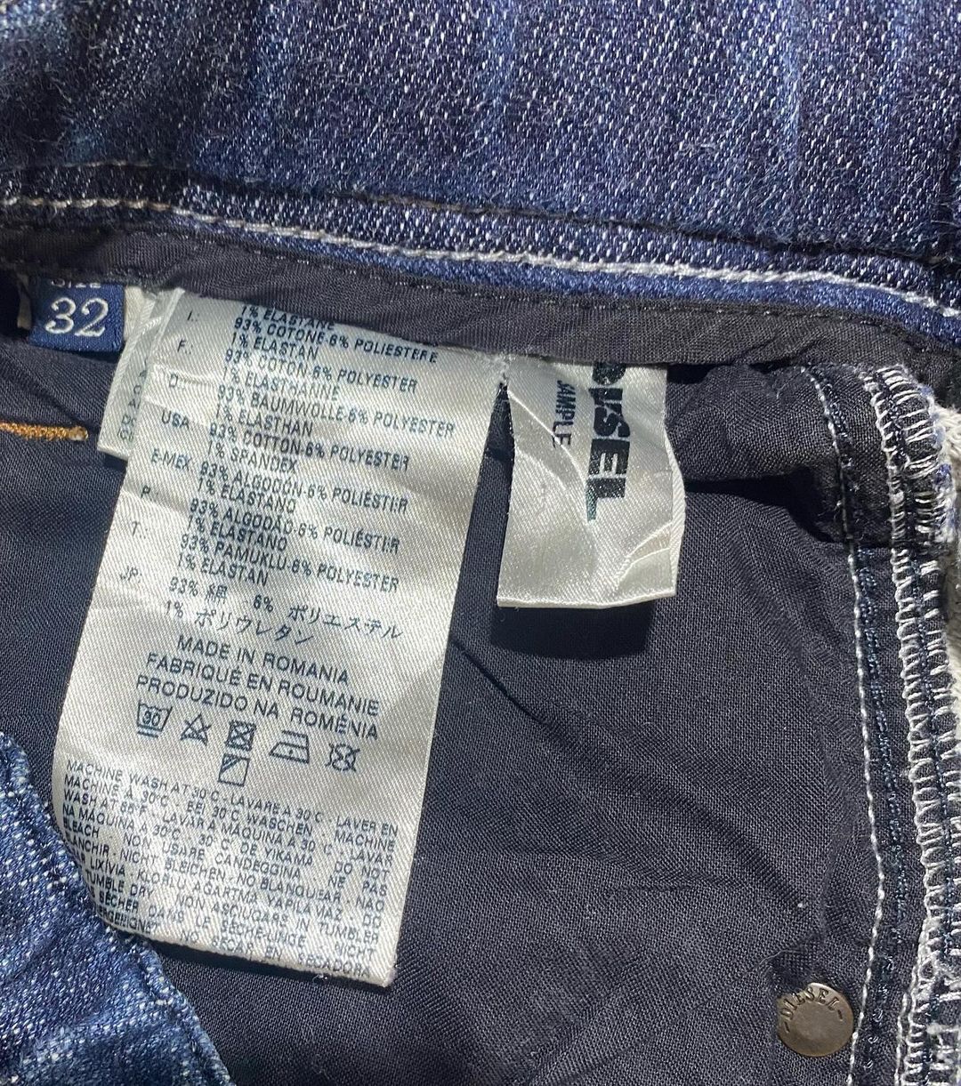 Designer × Diesel Diesel Krooley Ripped Denim Sweat Size US 32 / EU 48 - 5 Thumbnail